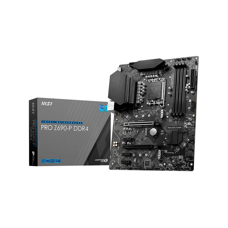 Материнская плата MSI PRO Z690-P DDR4 Soc-1700 Intel Z690 4xDDR4 ATX AC`97 8ch(7.1) 2.5Gg RAID+HDMI+DP