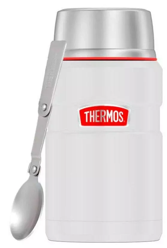 Термос для еды Thermos SK3020 RCMW 0.71л. белый/серый картонная коробка (384829)