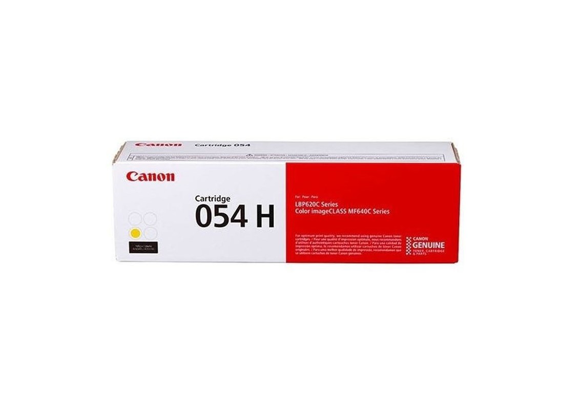 Картридж лазерный Canon 054 H Y 3025C002 желтый (2300стр.)