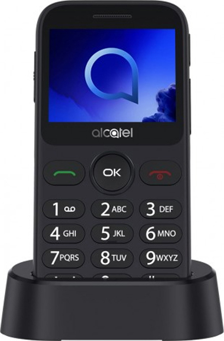 Мобильный телефон Alcatel 2019G серебристый