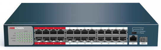 PoE-коммутатор Hikvision DS-3E0326P-E/M (B)