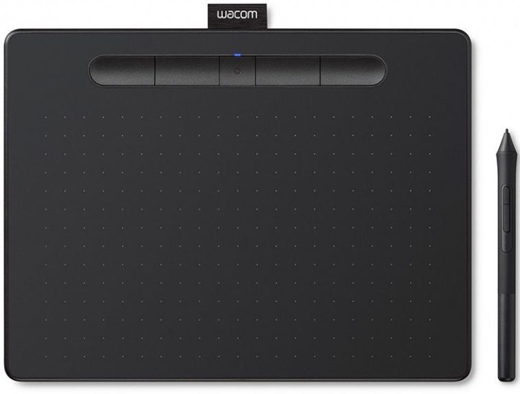 Графический планшет Wacom Intuos M Bluetooth Black цвет черный