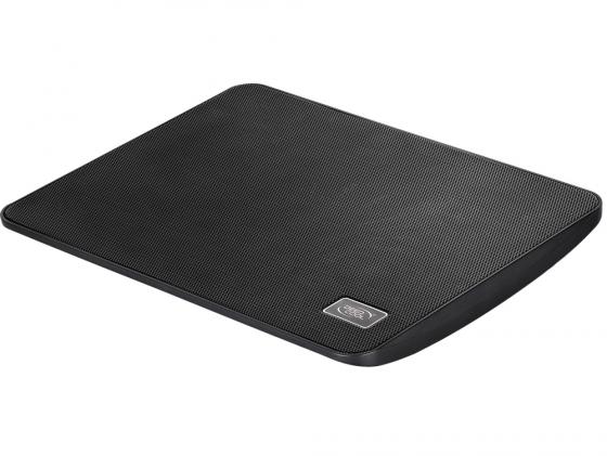 Подставка для охлаждения ноутбука DEEPCOOL WIND PAL MINI (14шт/кор, до 15.6", тонкая металическ. панель, LED подсветка, USB порт, 140мм вентилятор, регулятор скор-ти, черный) Retail box