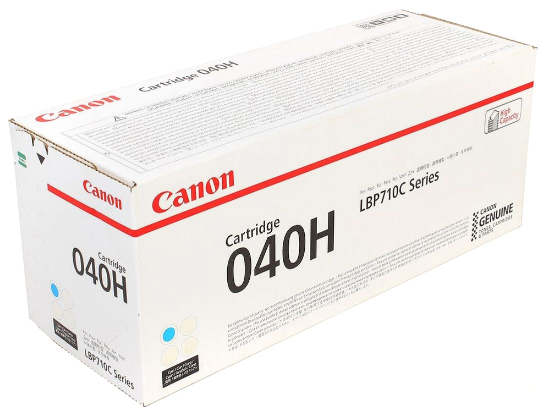 Картридж лазерный Canon 040HC 0459C001 голубой (10000стр.) для Canon LBP-710/712