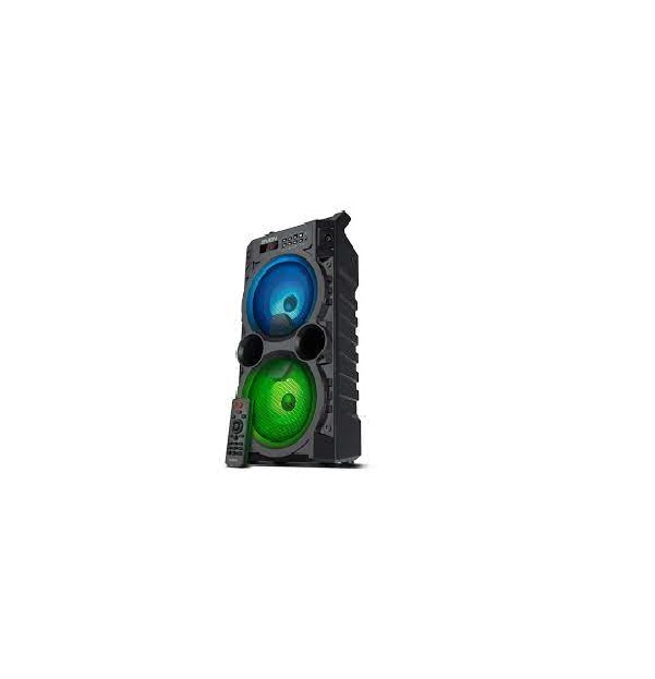 Колонка Sven PS-440 черный 2x10W, USB, Bluetooth, micro SD, FM-радио, LED-подсветка, LED-дисплей