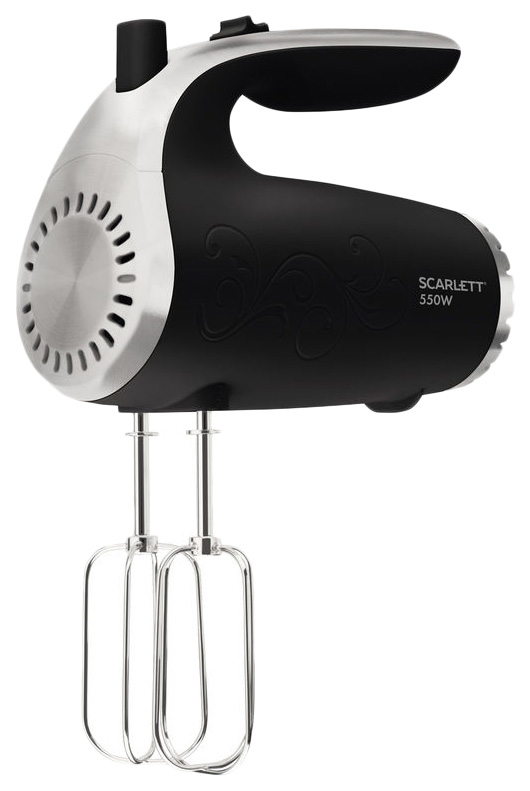 Миксер Scarlett SC-HM40S09, черный/серебро