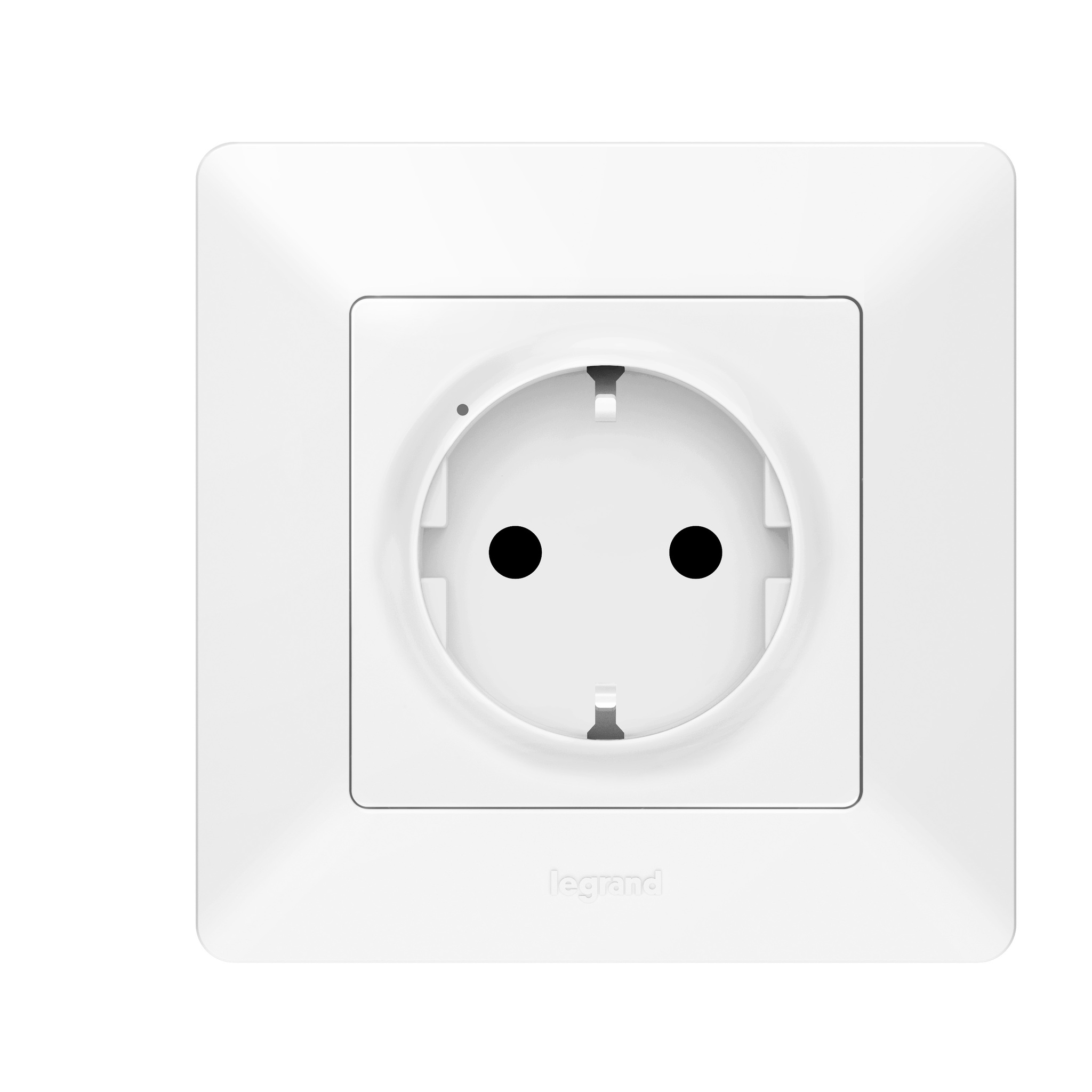 Умная розетка Legrand с дистанционным управлением серия Valena Life with NETATMO, Цвет Белый. Готовое решение для управления бытовыми электроприборами. Состоит: Умная розетка с заземлением, 16А, 230В + Умный беспроводной 1-клавишный выключатель. Рамки в комплекте.¶
