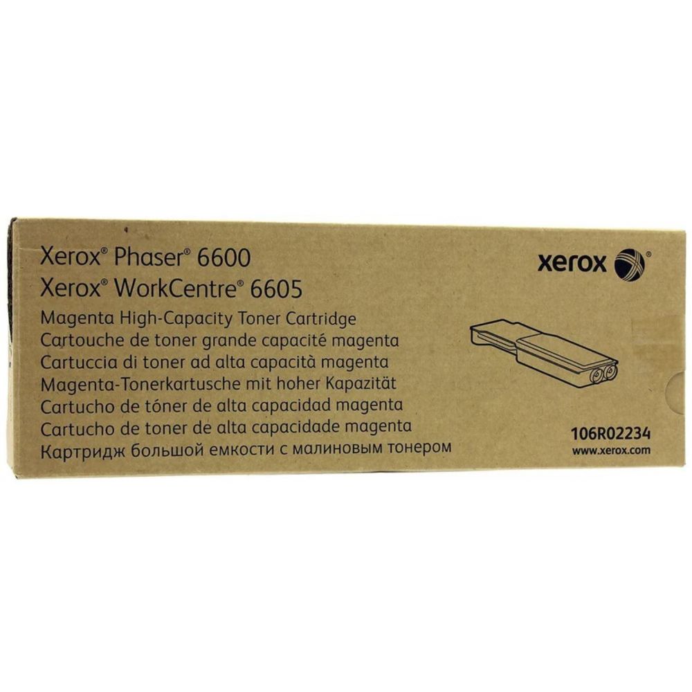 Картридж лазерный Xerox 106R02234 пурпурный (6000стр.) для Xerox Ph 6600/WC 6605