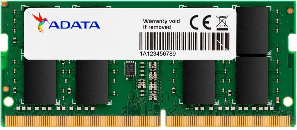 Память DDR4 8Gb 3200MHz A-Data AD4S32008G22-SGN RTL PC4-25600 CL22 SO-DIMM 260-pin 1.2В single rank