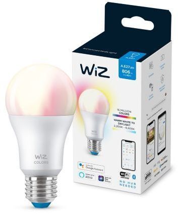 Лампа светодиодная WiZ Wi-Fi BLE 60WA60E27922-65RGB1PF/6
