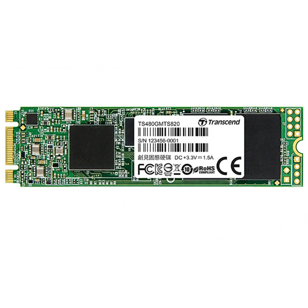 Твердотельный накопитель Transcend 480GB, M.2 2280 SSD, SATA3, TLC