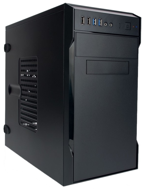Корпус Mini Tower InWin ENR067 Black 450W  RB-S450T7-0   2*USB 3.0+2*USB 2.0+Audio/COMBO