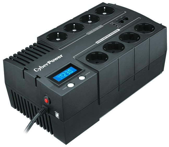 UPS Line-Interactive CyberPower BR1000ELCD 1000VA/600W USB/RJ11/45 (4+4 EURO)