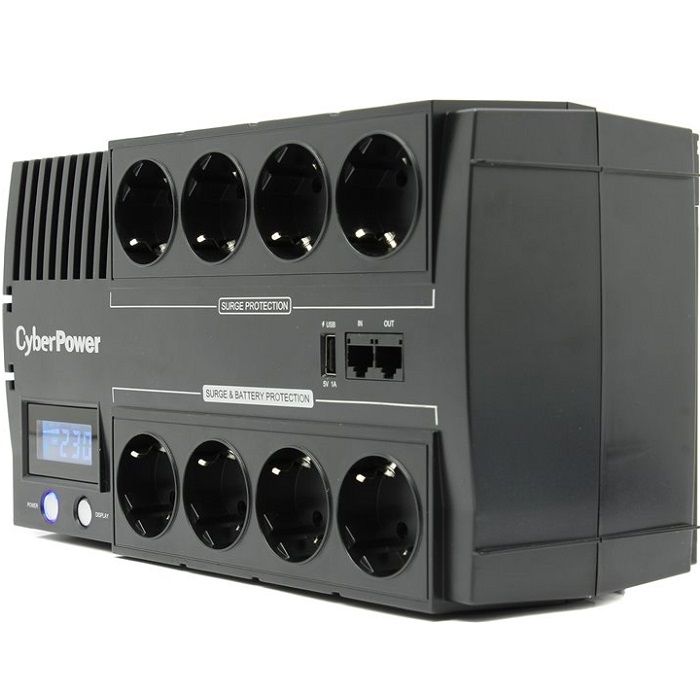 UPS Line-Interactive CyberPower BR1000ELCD 1000VA/600W USB/RJ11/45 (4+4 EURO)
