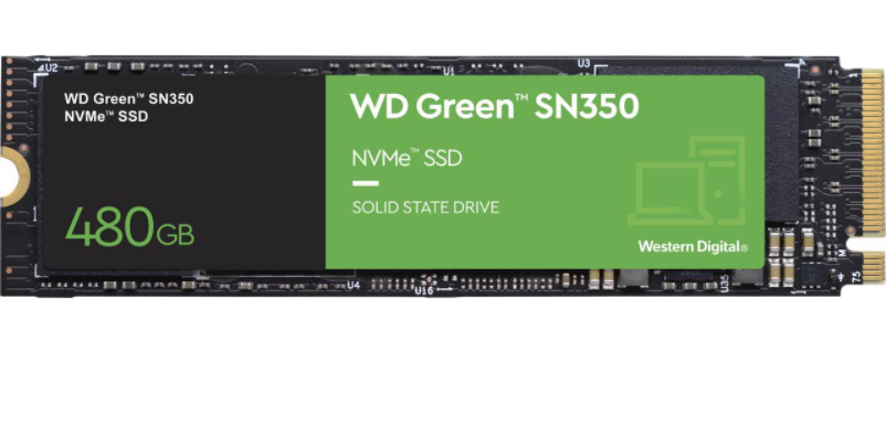 SSD жесткий диск M.2 2280 480GB GREEN WDS480G2G0C WDC