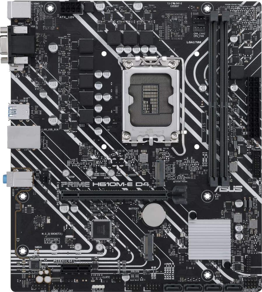 Материнская плата ASUS PRIME H610M-E D4