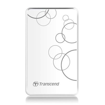 Жесткий диск Transcend USB3.0 1TB StoreJet 2.5" A Series White (With one touch backup)
