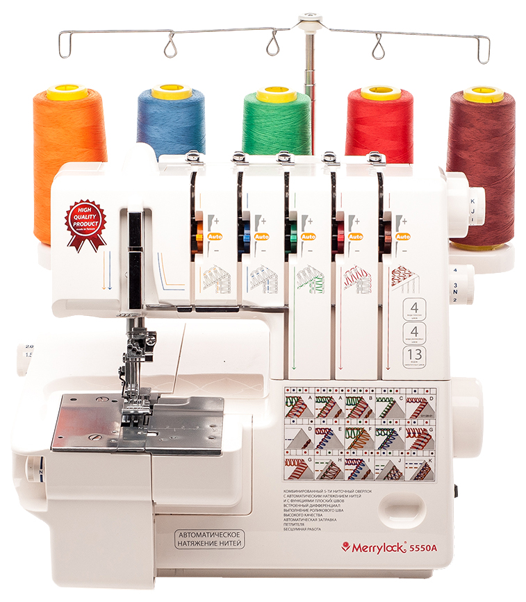 Коверлок Merrylock 5550A белый