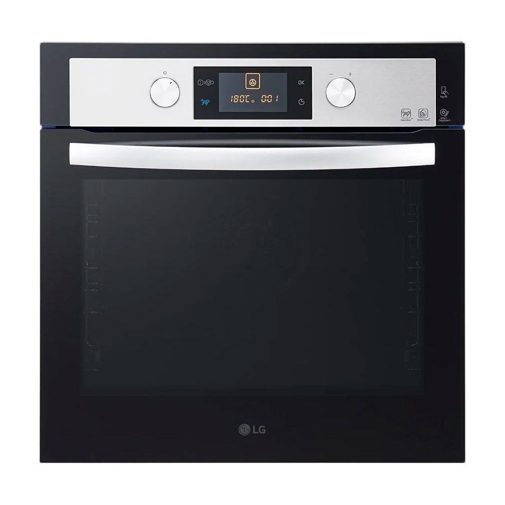 Духовой шкаф Электрический LG LB645E059T1 стекло черное/нержавеющая сталь
