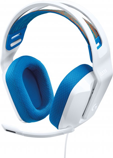 Гарнитура Logitech Headset G335 Wired  White Gaming  -3.5 мм