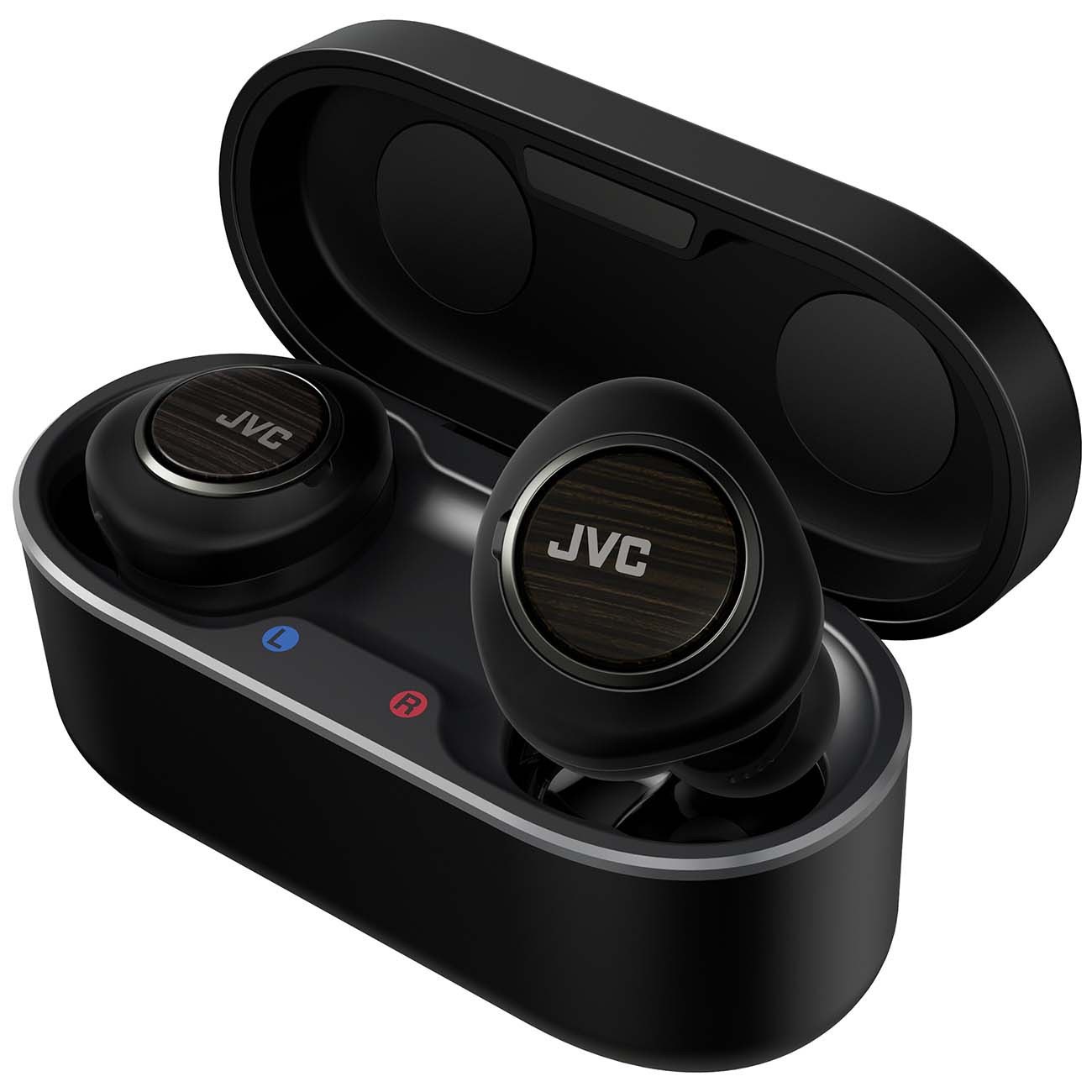 Наушники JVC TWS беспроводные серии WOOD Модель: HA-FW1000T-U Цвет: Черный
