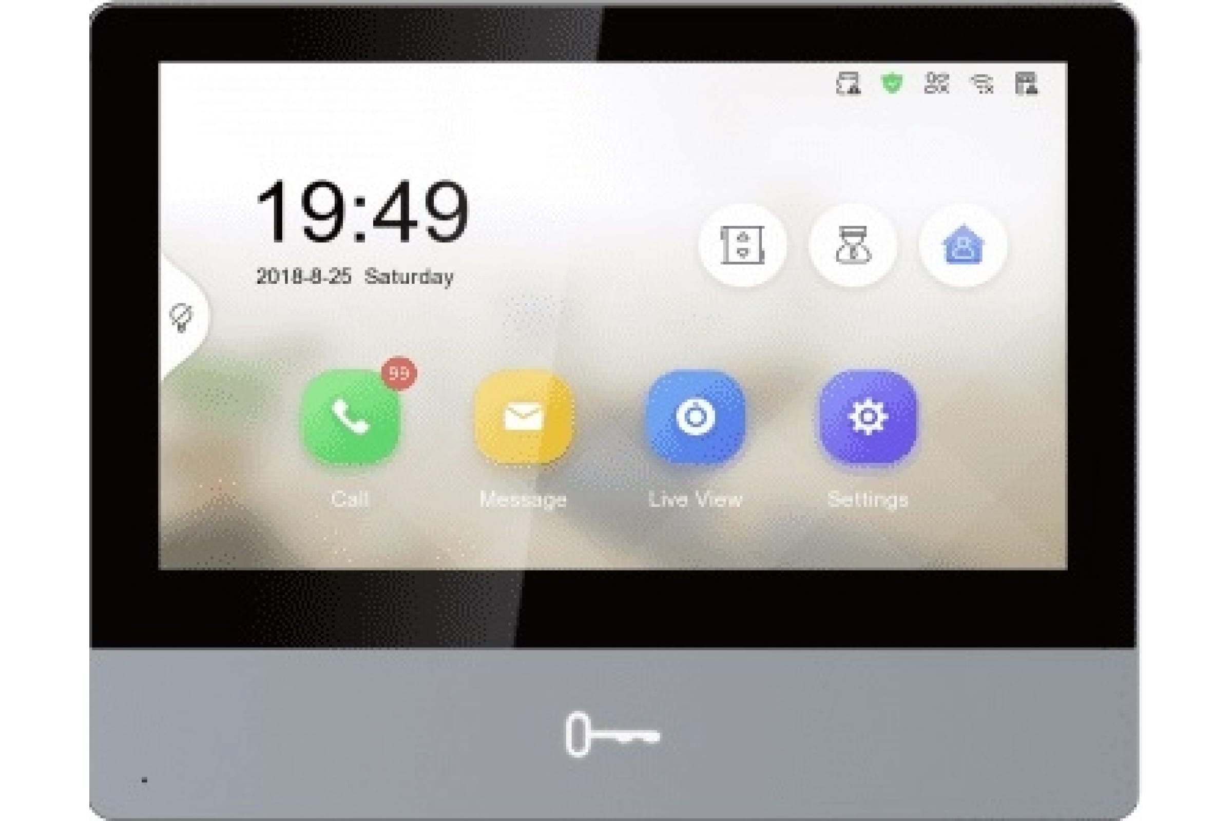 Монитор LCD 7" IP DOORPHONE DS-KH8350-WTE1 HIKVISION