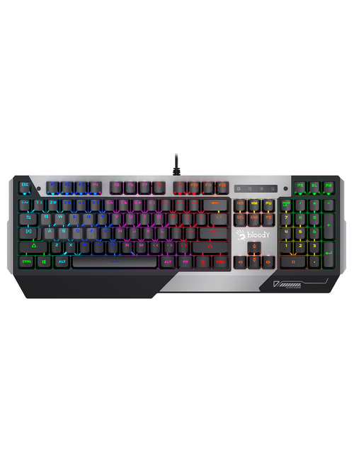 Клавиатура A4Tech Bloody B865R механическая серый/черный USB for gamer LED
