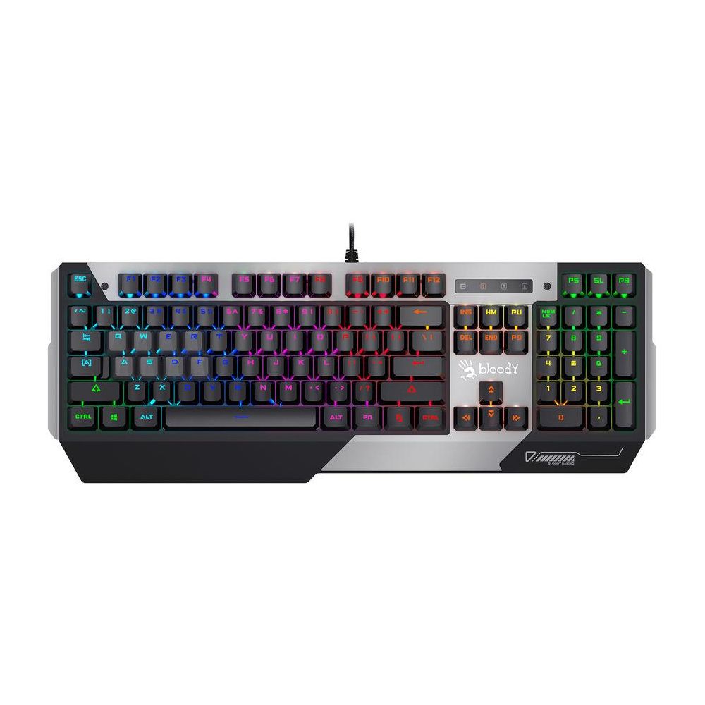 Клавиатура A4Tech Bloody B865R механическая серый/черный USB for gamer LED