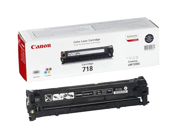 Картридж лазерный Canon 718BK 2662B005 черный x2упак. (6800стр.) для Canon LBP7200/MF8330/8350