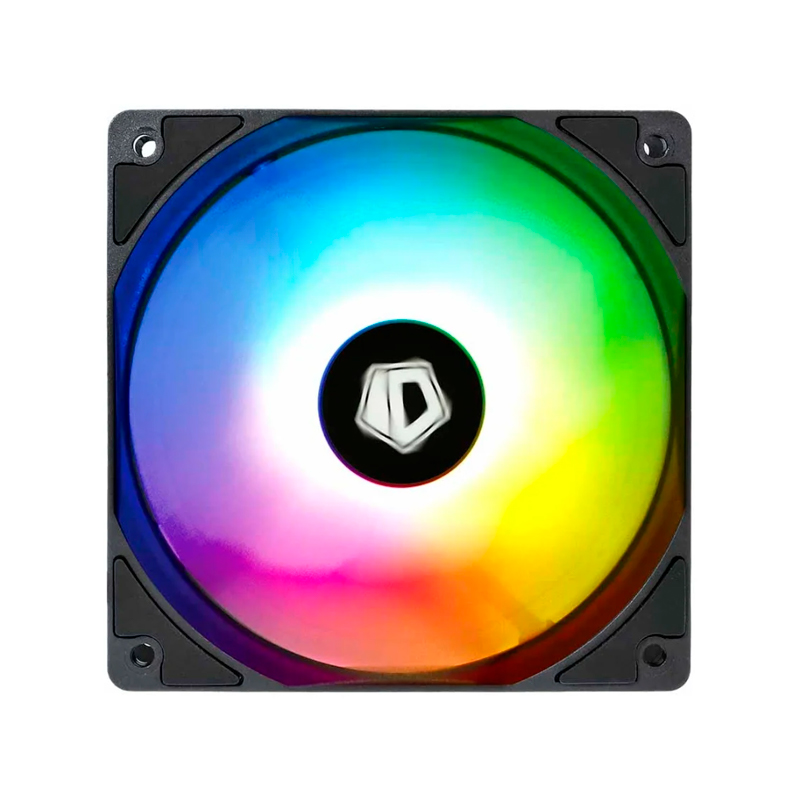 Вентилятор ID-COOLING TF-12025-ARGB 120x120x25мм (80шт./кор, PWM, резиновые углы, ARGB, 500-1500об/мин) BOX