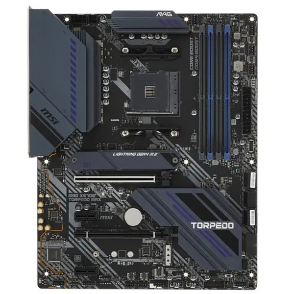 Материнская плата MSI MAG X570S TORPEDO MAX,X570 ,AM4,4DDR4,2PCI-Ex16,2PCI-Ex1,2M.2,6SATA3,5USB3.2 GEN2(3A+2C),  (868772) {5}