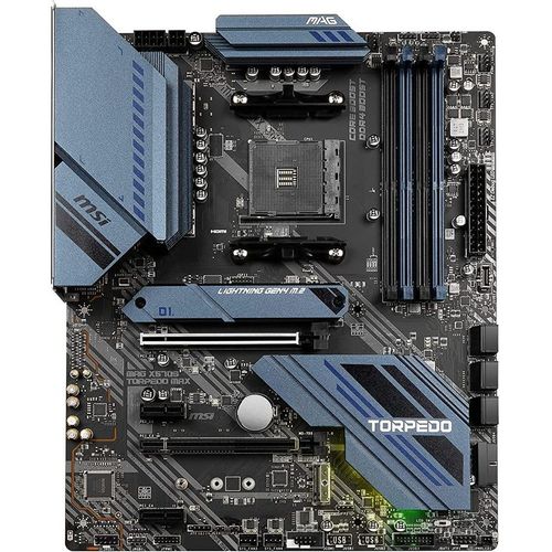 Материнская плата MSI MAG X570S TORPEDO MAX,X570 ,AM4,4DDR4,2PCI-Ex16,2PCI-Ex1,2M.2,6SATA3,5USB3.2 GEN2(3A+2C),  (868772) {5}