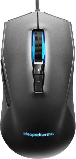 Мышь проводная Lenovo IdeaPad M100 черная [3200dpi, подсветка, USB]