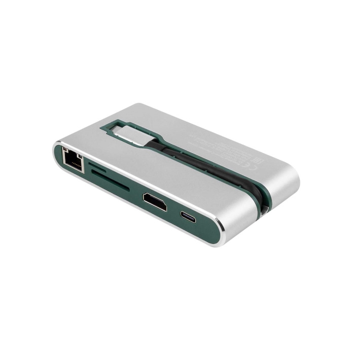 USB Type-C Хаб Rombica Type-C Hermes. Цвет: зеленый.
Rombica Type-C Hermes - Green
