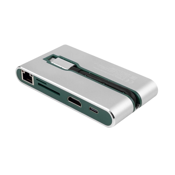 USB Type-C Хаб Rombica Type-C Hermes. Цвет: зеленый.
Rombica Type-C Hermes - Green