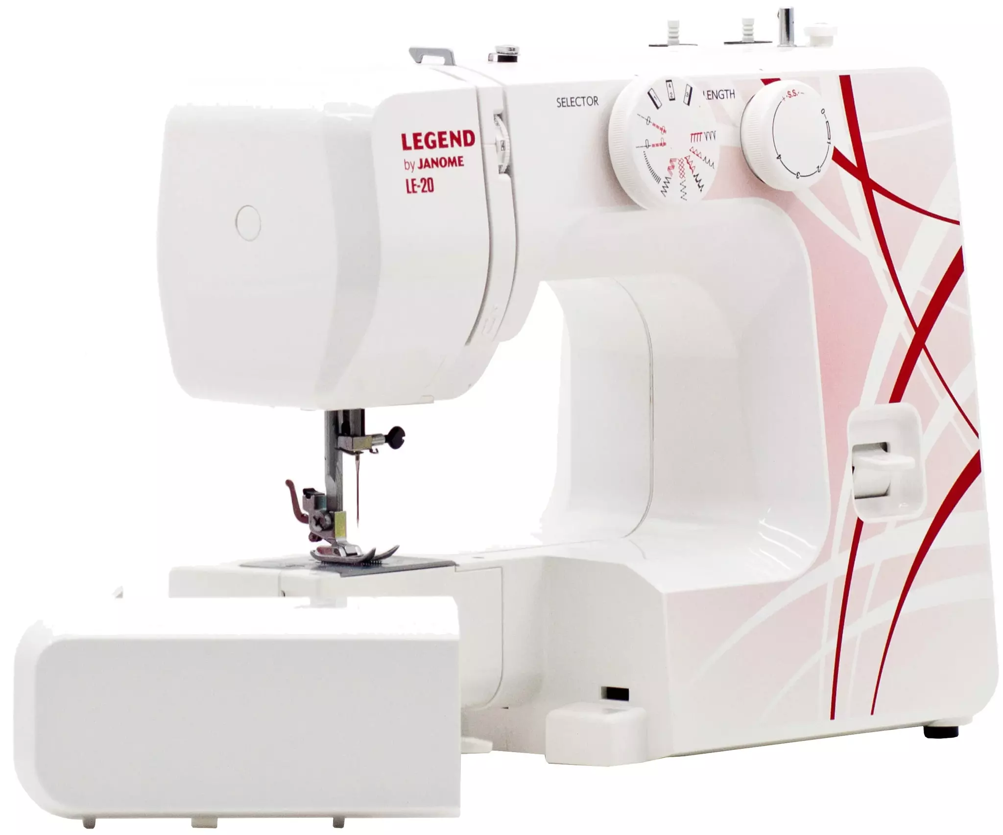 Швейная машина Janome Legend LE20 белый/рисунок