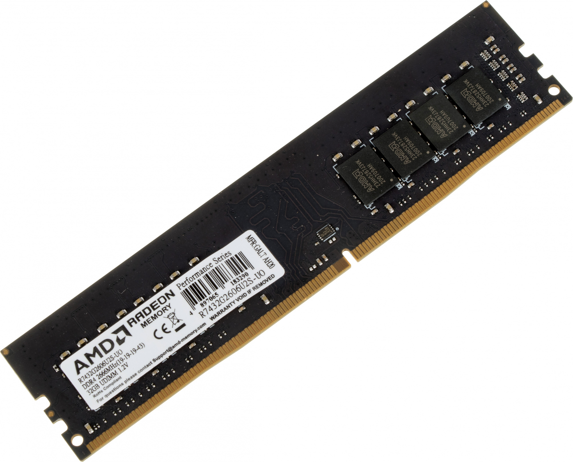Оперативная память 32Gb DDR4 2666MHz AMD (R7432G2606U2S-UO) OEM