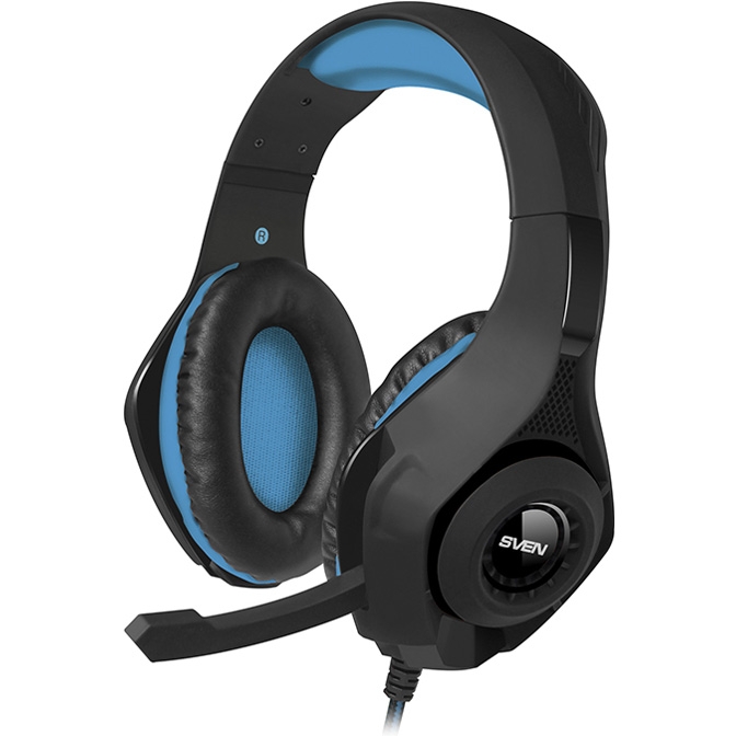 Наушники игровые Sven AP-G887MV [охватывающие, закрытые, 50-20000 Гц, микр., рег. громкости, каб. 2.2м, разъем 2х3.5мм]