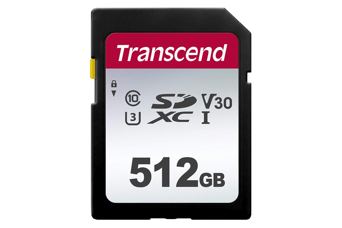 Карта памяти Transcend 512GB SDXC Class 10 UHS-I U1 R95, W45MB/s