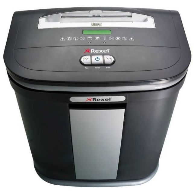 Шредер Rexel Mercury RSM1130 (секр.P-5) фрагменты 11лист. 30лтр. скрепки скобы