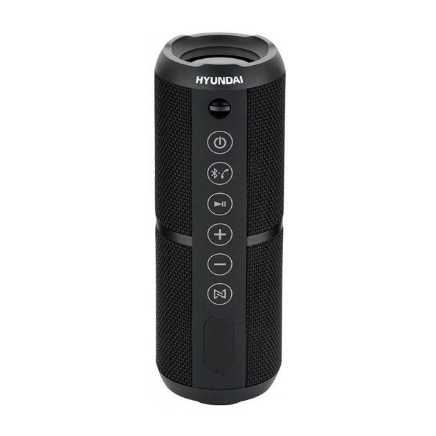 Колонка порт. Hyundai H-PAC320 черный 20W 1.0 BT/3.5Jack/USB 10м 4400mAh