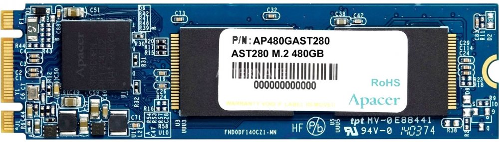 Твердотельный накопитель Apacer 480 ГБ AP480GAST280-1