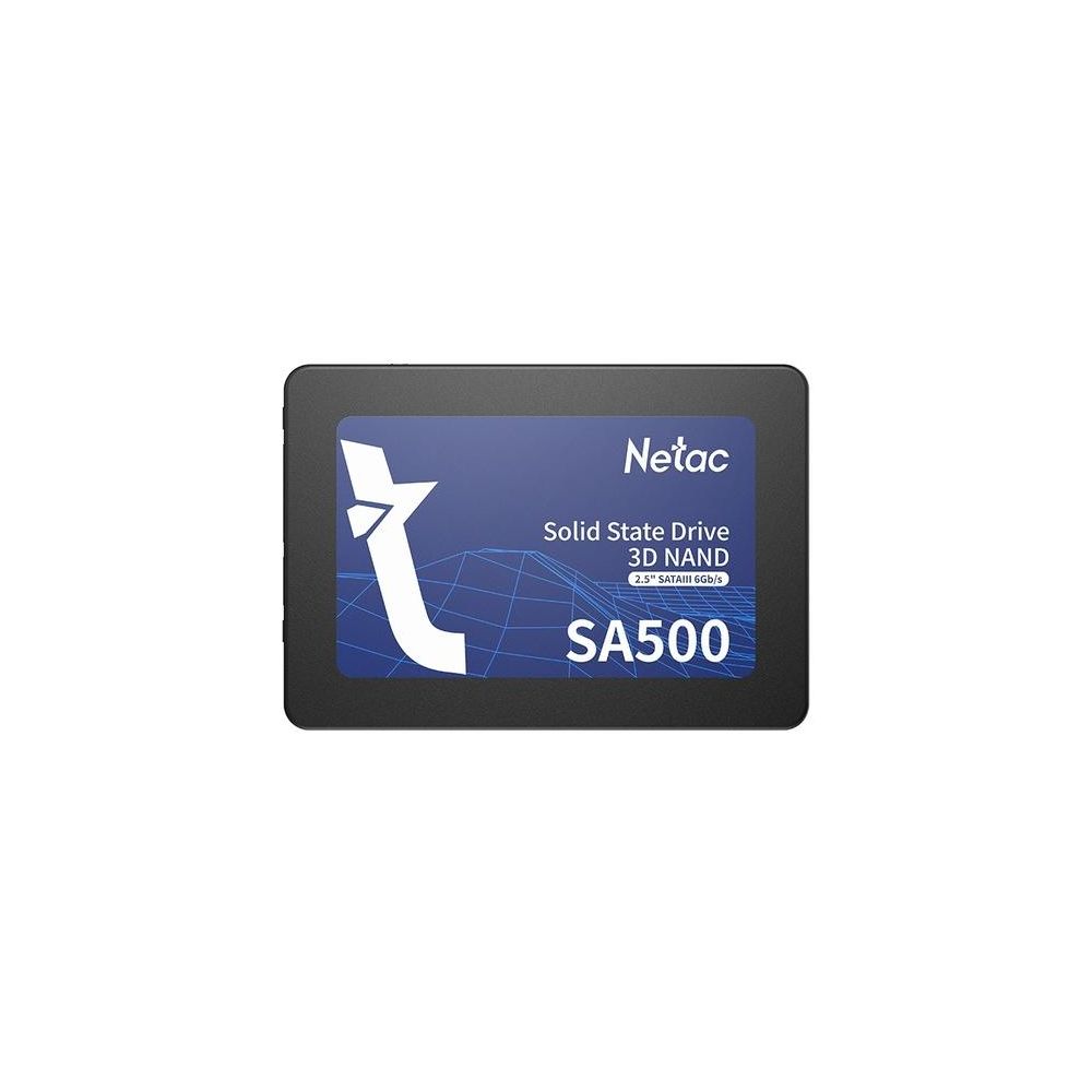 SSD накопитель 240 ГБ Netac SA500 [SATA, чтение - 520 Мбайт/сек, запись - 450 Мбайт/сек]