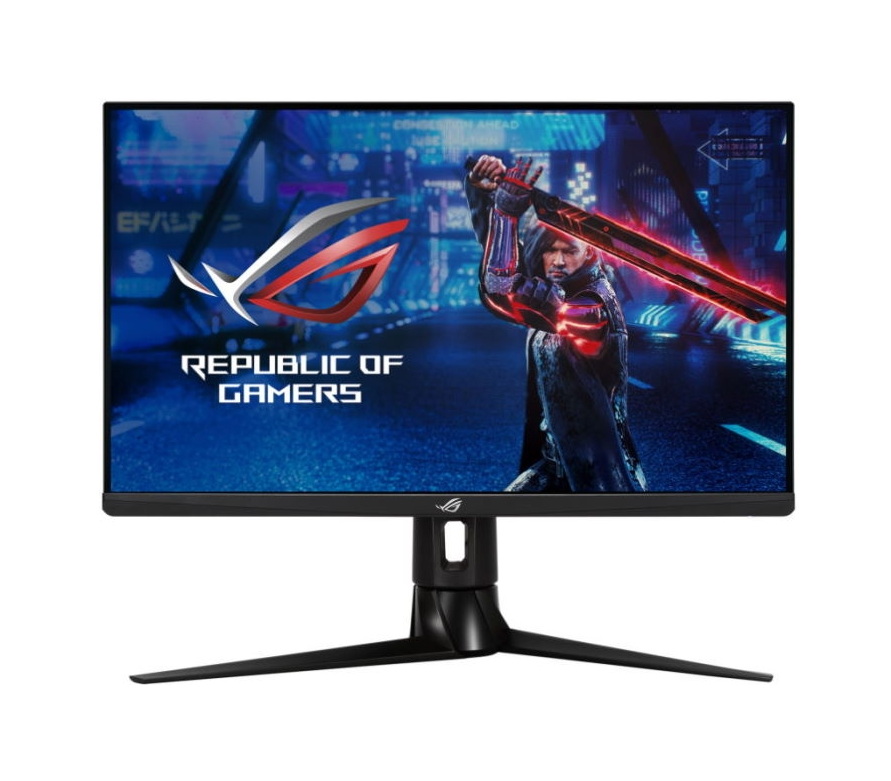 Монитор ASUS ROG STRIX XG27AQ, 27" геймерский Монитор для киберспорта, Full-HD (1920х1080), до 144 Гц, DVI, DisplayPort, HDMI, подсветка Aura, FreeSync