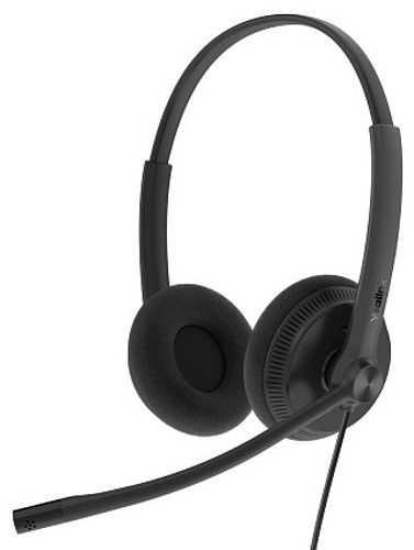 Гарнитура проводная Yealink YHS34 Lite Dual черный
