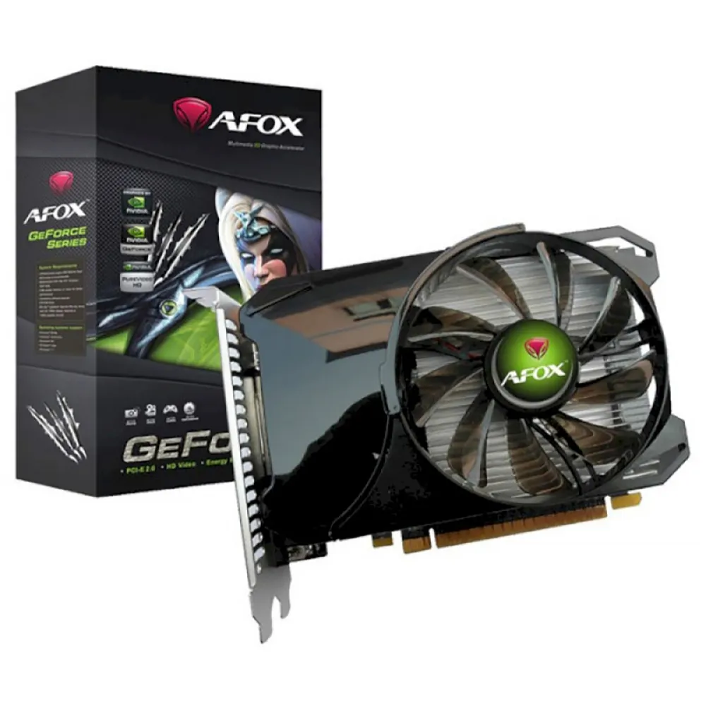 Видеокарта Afox GT740 LP Single Fan 2GB GDDR5 128Bit VGA DVI HDMI