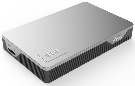Внешний HDD 2.5" Netac 2.0Tb K338 Silver-Grey