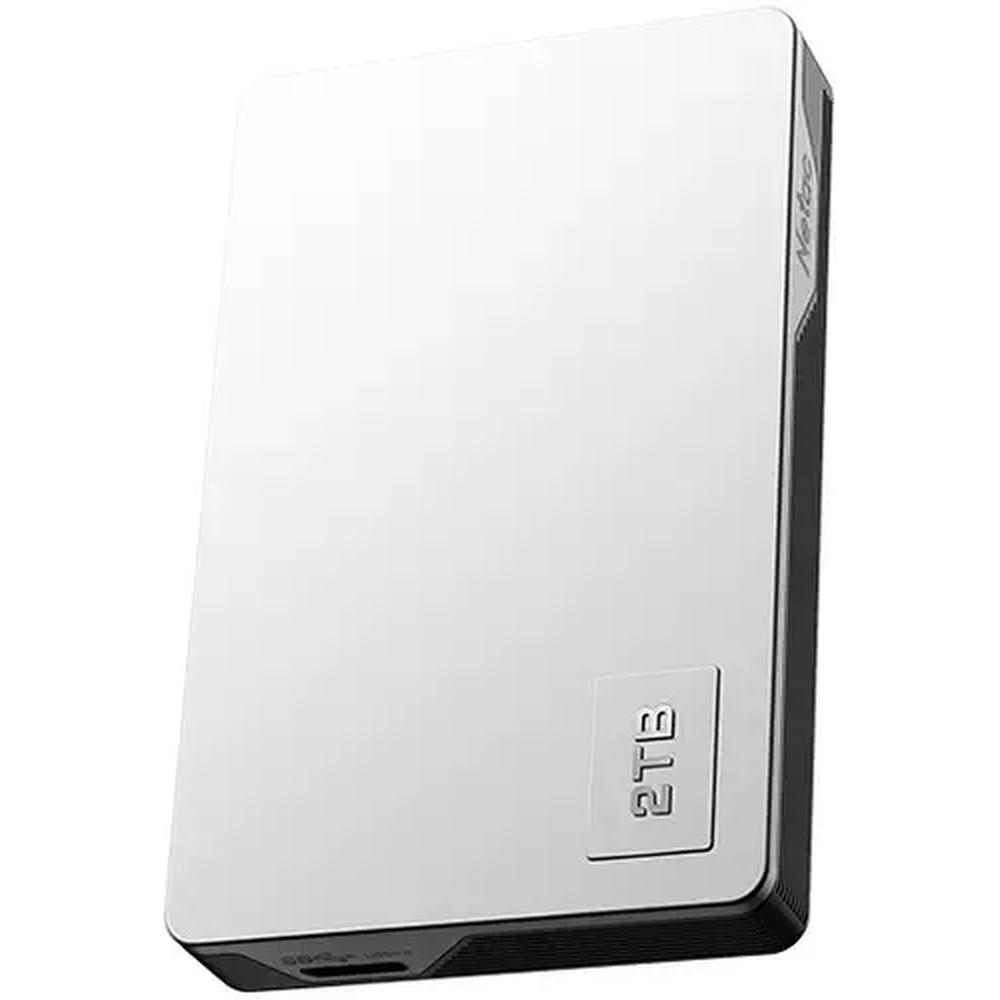 Внешний HDD 2.5" Netac 2.0Tb K338 Silver-Grey