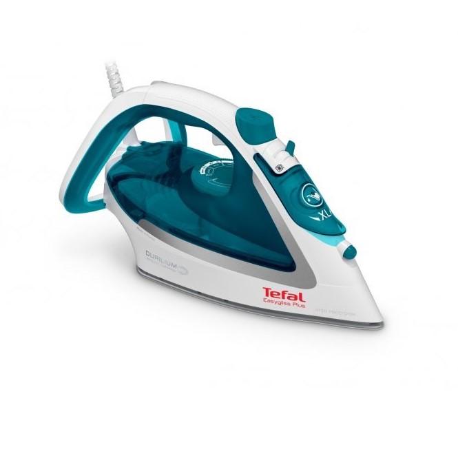Утюг Tefal FV5718 Easygliss Plus, белый/бирюзовый