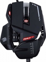Игровая мышь чёрная Mad Catz  R.A.T. 6+